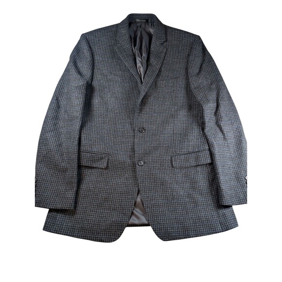 Lauren Ralph Lauren Sport Coat Blazer Mens 42L Wool Houndstooth 2 Button - Picture 1 of 7